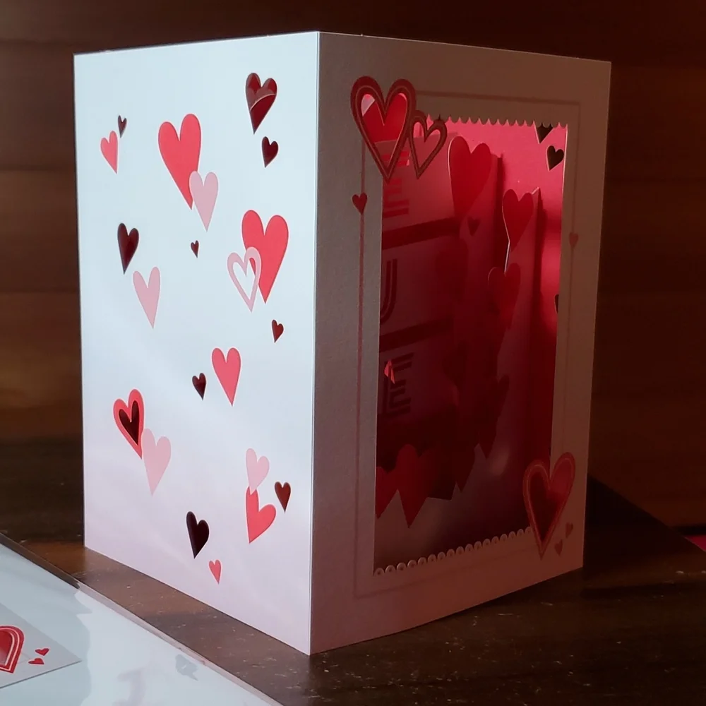 Valentine's Day 3D Hallmark Greeting Card Love You More Pop-up Kids Love